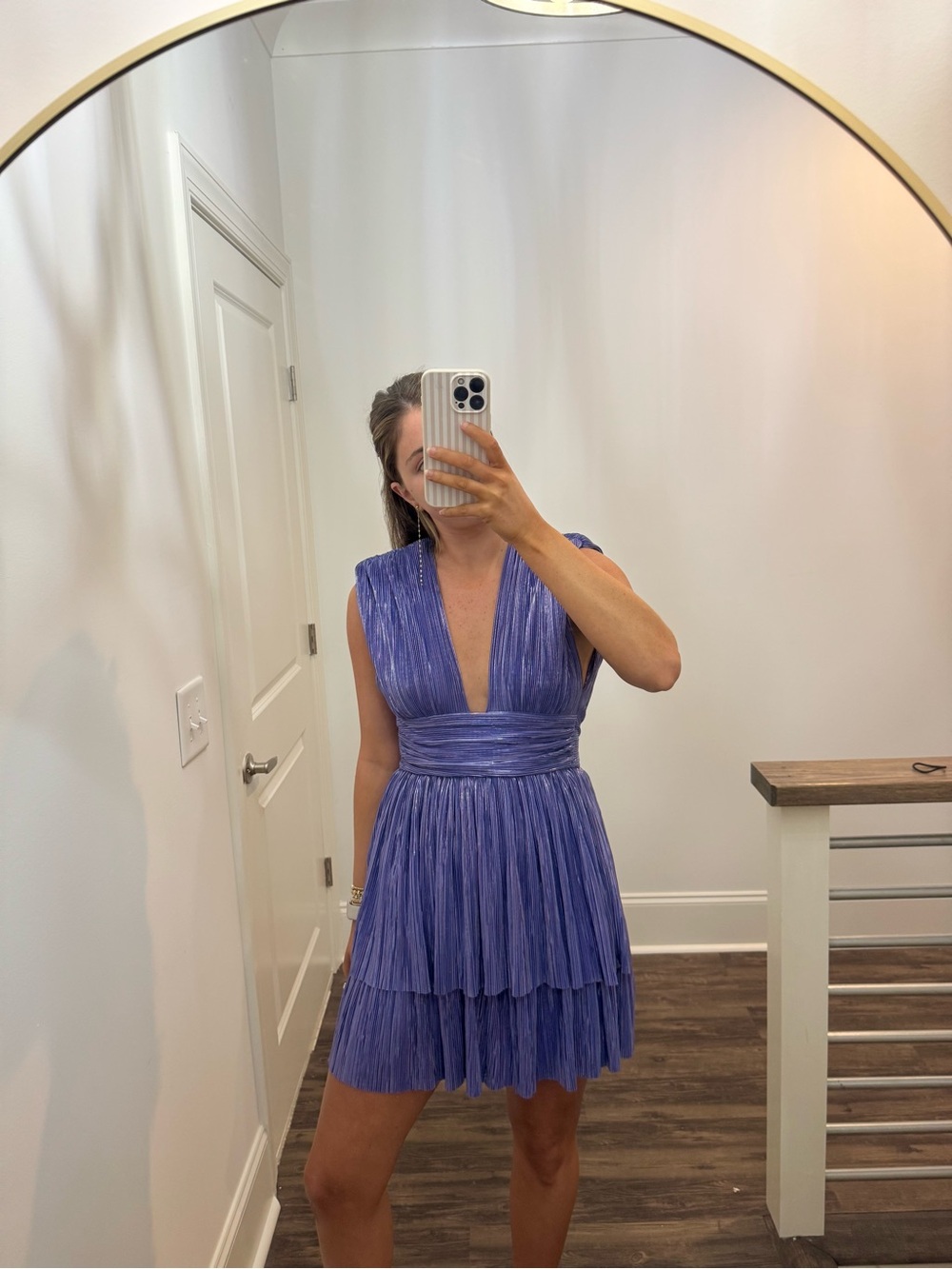 Sabina Musayev Aviana tiered mini dress